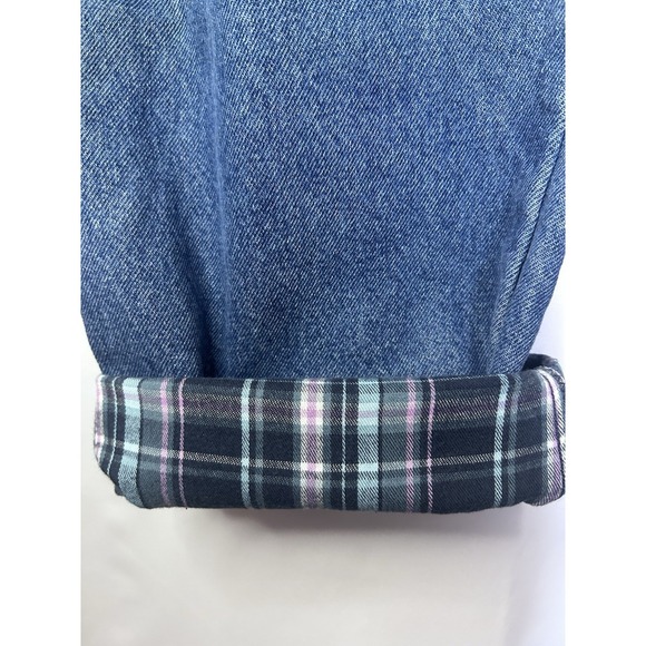 Lands End Jeans Women's Size 18 Tall Flannel Lined Outdoor Camping Casual - Picture 8 of 11